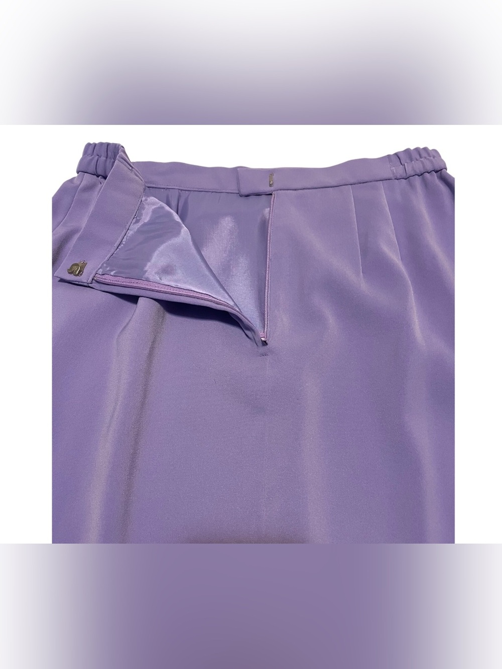 Mariella Ferretti Lavender Layered Ruffle Women's Skirt, 12 - Picture 6 of 10